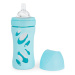 TWISTSHAKE Fľaša dojčenská Anti-Colic sklenená 260 ml pastelovo modrá