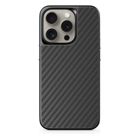 Epico Mag+ Hybrid Carbon Case kompatibilný s MagSafe iPhone 15 Plus čierny