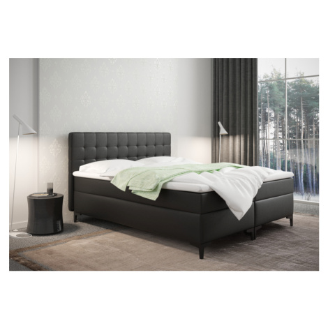 Expedo Čalúnená posteľ boxspring CHANTAL + topper, 140x200, soft 11