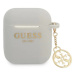 Obal Guess GUA2LSC4EG AirPods cover grey Silicone Charm 4G Collection (GUA2LSC4EG)