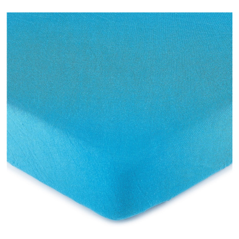 4Home Jersey prestieradlo modrá, 220 x 200 cm