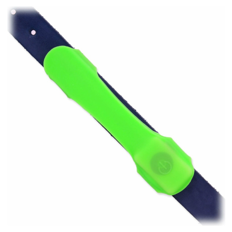 Návlek Dog Fantasy LED svietiaci zelený 15cm