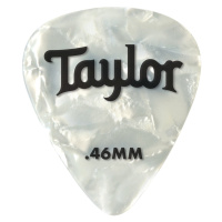 Taylor Celluloid Picks 0.46 White Pearl