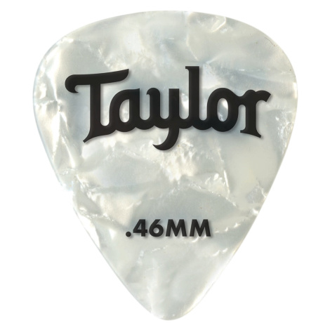 Taylor Celluloid Picks 0.46 White Pearl