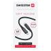 SWISSTEN SOFT SILICONE, USB-C na Lightning, 1.5m, 60W, čierrny