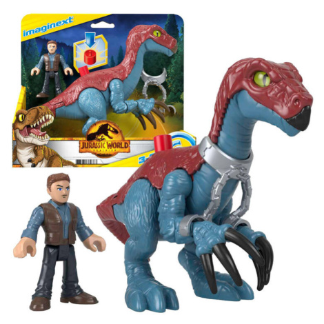 mamido Jurassic World sada Imaginext figúrky Therizinosaurus a Owen