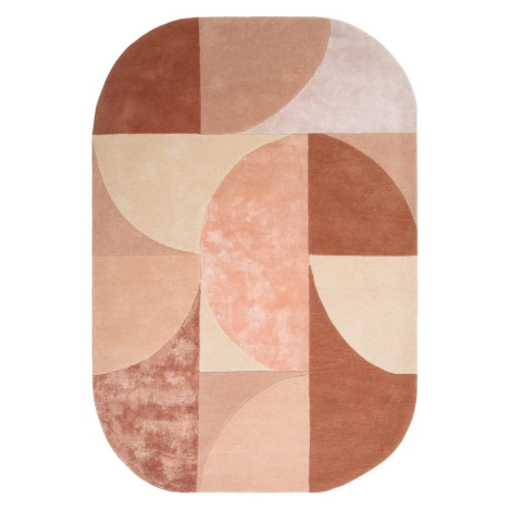 Ružový vlnený koberec 160x230 cm Earth – Asiatic Carpets
