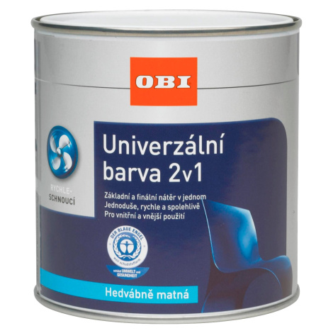 OBI 2v1 Univerzálna farba matná ohnivo červená 500 ml