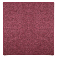 Kusový koberec Astra vínová čtverec - 250x250 cm Vopi koberce