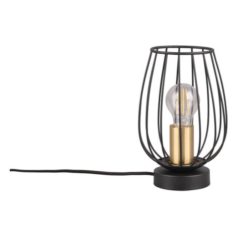 Stolová lampa v čierno-zlatej farbe (výška 24,5 cm) Grid – Trio