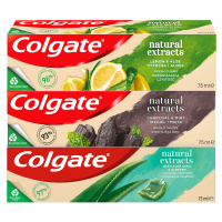 COLGATE Natural Extracts Mix pasty 3 x 75 ml