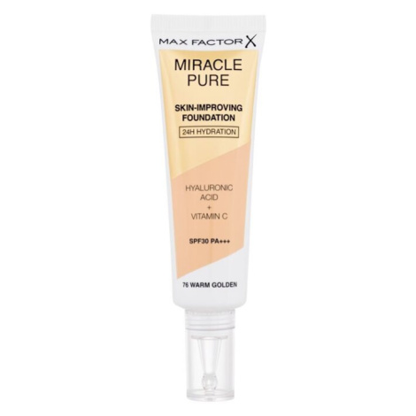 MAX FACTOR Miracle Pure SPF30 Skin-Improving Foundation 76 Warm Golden make-up 30 ml