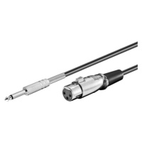 PremiumCord kábel Jack 6.3mm - XLR M/F 6m