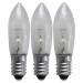 Náhradná LED žiarovka E10 0,2W 2100K 3 kusy