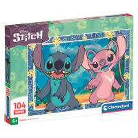 Clementoni - Puzzle 104 Super Disney Stitch