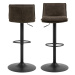 Tmavohnedé barové stoličky v súprave 2 ks 107 cm Flynn – Actona