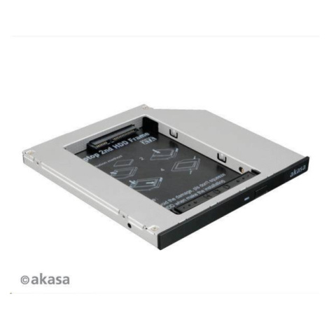 AKASA HDD box N.Stor S9, 2.5" SATA HDD/SSD v šachte pre optickú jednotku SATA (výška HDD do 9,5 