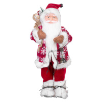 Dekorácia MagicHome Vianoce, Santa stojaci, červený, 60 cm