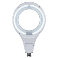 LED lupa MAULmakro, stojan, biela