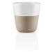 Béžovo-biele porcelánové šálky na espresso v súprave 2 ks 80 ml – Eva Solo