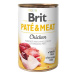 Brit Paté & Meat Chicken 400g konzerva