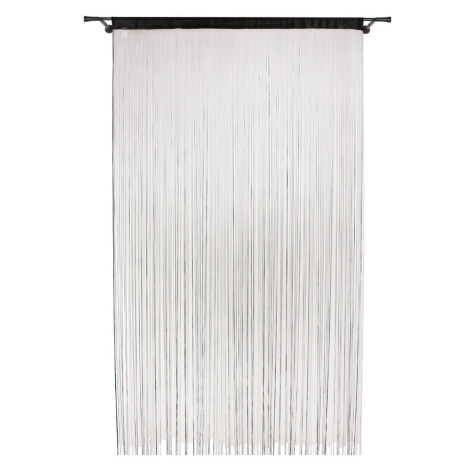 Čierny záves do dverí 100x200 cm String – Mendola Fabrics