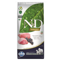 Farmina N&D dog PRIME (GF) adult medium & maxi, lamb & blueberry 12kg