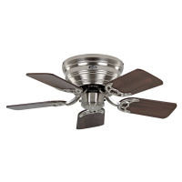 Ventilátor Classic Flat III, brúsený chróm 75 cm