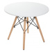 Okrúhly stôl TAVOLO biely 869711 80 cm