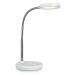 Biela stolová LED lampa Markslöjd Flex