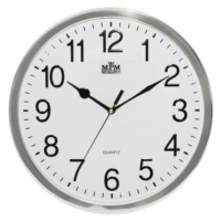 Nástenné hodiny MPM, 3169.71 - strieborná lesklá, 31cm