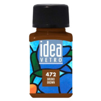 MAIMERI IDEA VETRO - Farby na sklo 472 - brown, 60 ml