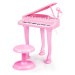 Detské piano s mikrofónom Tinny ružové