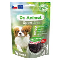 DR. ANIMAL Sportline pochúťka králik pre psov 100 g