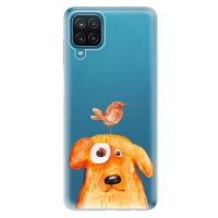 Odolné silikónové puzdro iSaprio - Dog And Bird - Samsung Galaxy A12