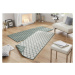 Kusový koberec Twin-Wendeteppiche 103117 grün creme – na ven i na doma - 200x290 cm NORTHRUGS - 