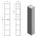 AQUALINE - ZOJA/KERAMIA FRESH skrinka vysoká 25x140x20cm, biela 51125