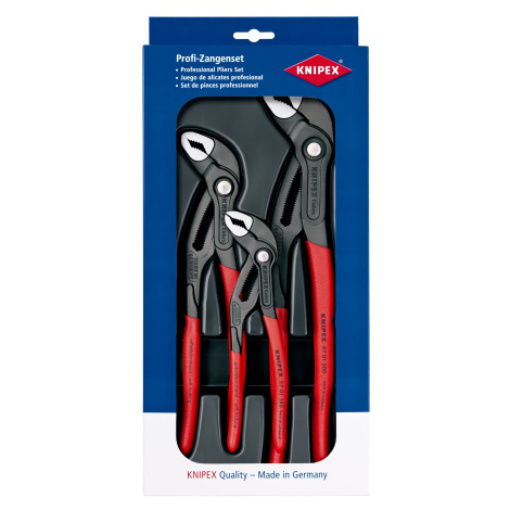 KNIPEX Kliešte inštalatérske Cobra 3 kusy (180, 250, 300) 002009V02