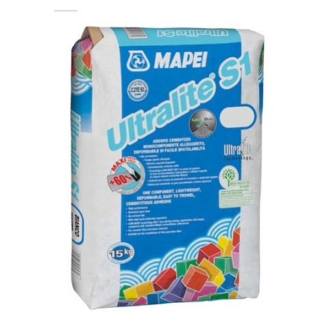 Lepidlo Mapei Ultralite S1 sivá 15 kg C2TE S1 ULTRALITES1