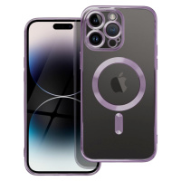 Silikónové puzdro na Apple iPhone 11 Electro Mag fialové