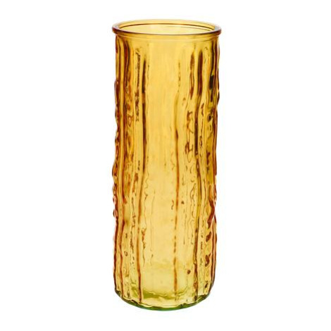 DUIF Sklenená váza GUSS 25cm žltá Duifs