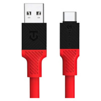 Tactical Fat Man, USB-A na USB-C, 1m, červený