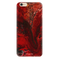 Odolné silikónové puzdro iSaprio - RedMarble 17 - iPhone 6/6S