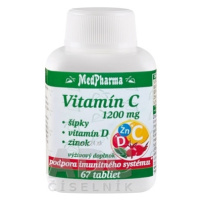 MedPharma Vitamín C 1200 mg - šípky, vit. D, zinok