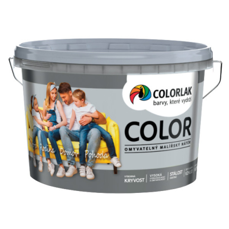COLORLAK COLOR V-2005 - Matná farebná interiérová farba C0175 - popolavá 4 kg