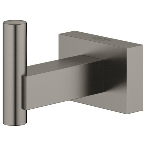 Háčik Grohe Essentials Cube kartáčovaný Hard Graphite G40511AL1