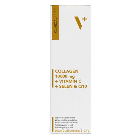 CLINICAL Collagen 10000 mg + vitamín C + selén & Q10 3 x 10.7 g