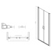 GELCO - ONE sprchové dvere dvojkrídlové do niky 1180-1220 číre sklo 6  GO2812