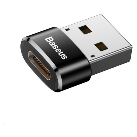 Baseus adaptér USB samec na USB-C samica 3A, OTG, čierna