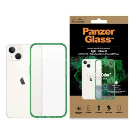 Ochranné sklo PanzerGlass ClearCase iPhone 13 6.1" Antibacterial Military grade Lime 0334 (0334)